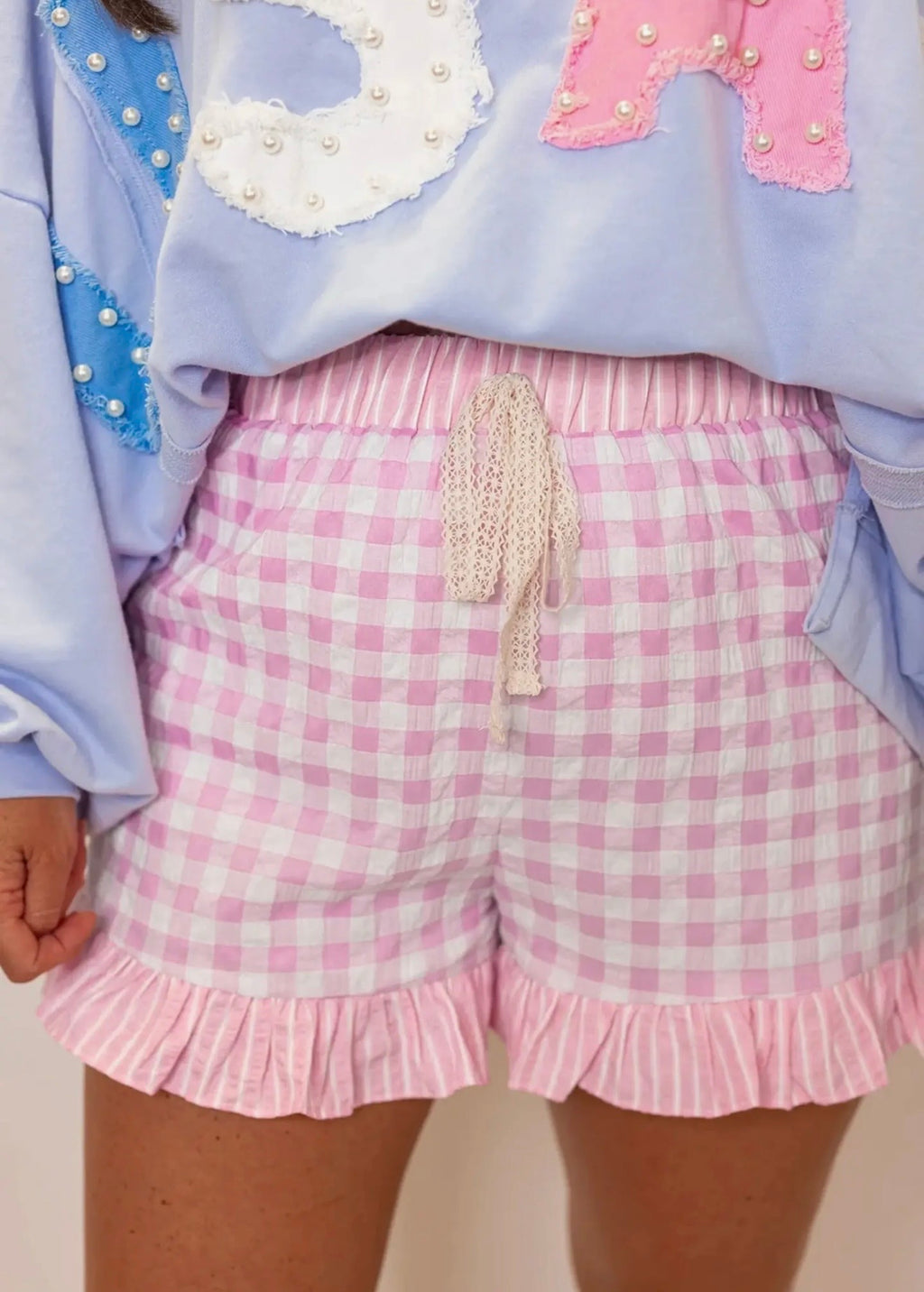 Gingham shorts